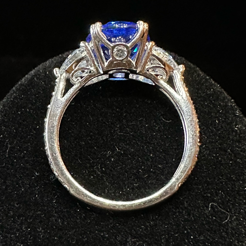 Jean Dousset Cubic Zirconia Stamped JD CZ 925 ring